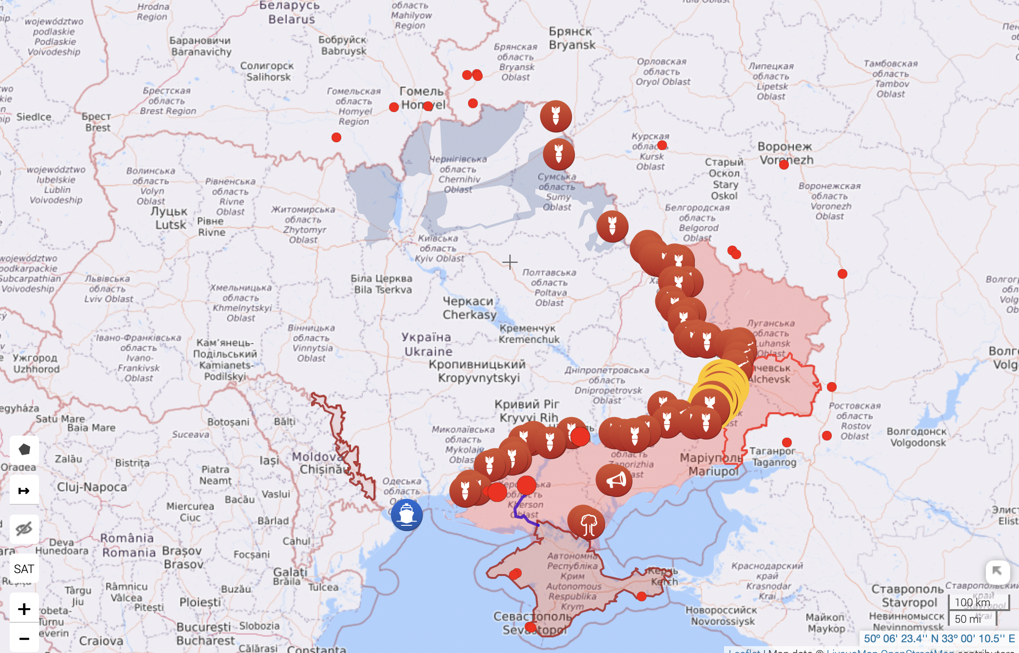 Карта войны в Украине на 9 августа: что происходит на фронтах